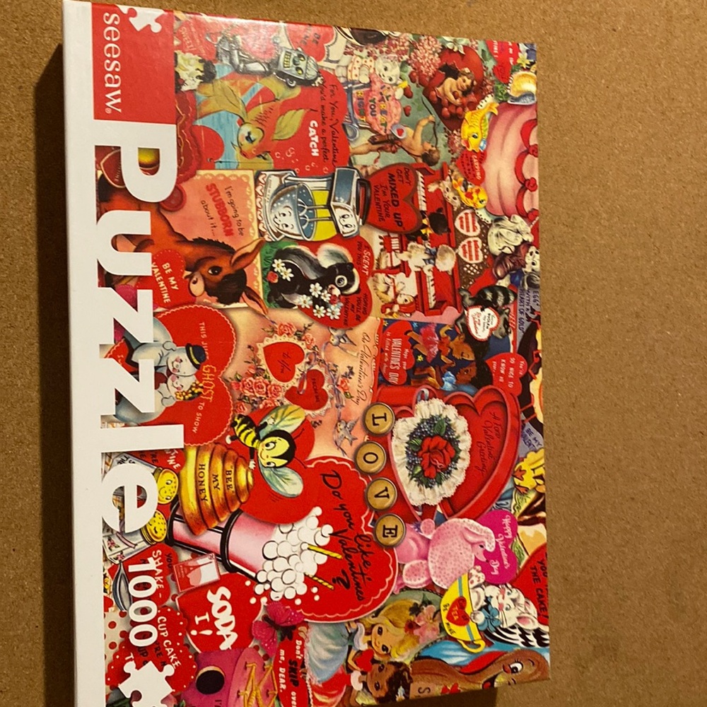 Valentines puzzle 1000 pieces